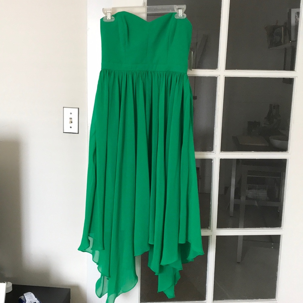 Badgley Mischka Strapless Dress
